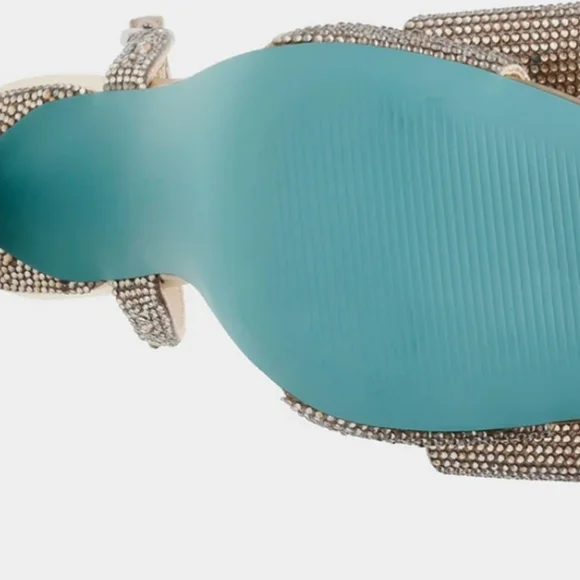 Betsey Johnson Joel Light Gold size 9.5 - Picture 9 of 10